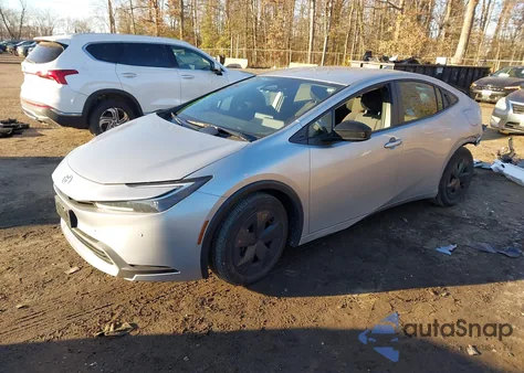 2024 Toyota Prius Prime Se z USA, uszkodzony, nr VIN JTDACACU9R3024857